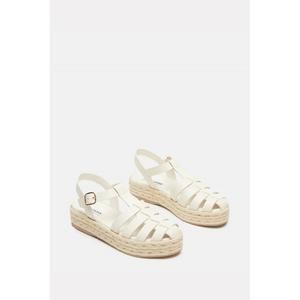 NEW STEVE MADDEN women's marlin sandal in off-white